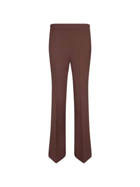Blanca Vita pressed-crease flared trousers