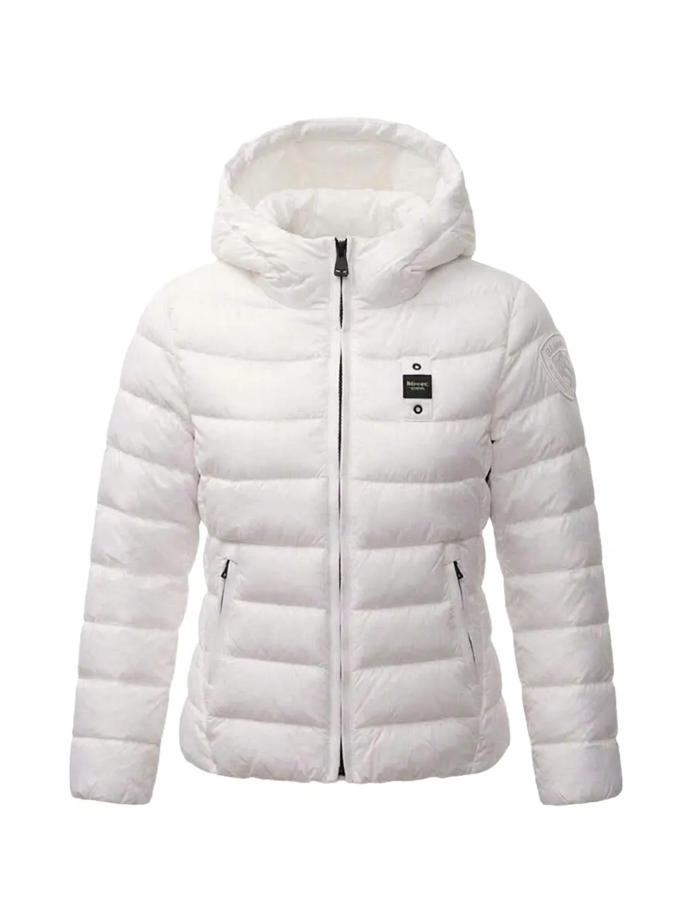 Blauer quilted hooded jacket - Bianco