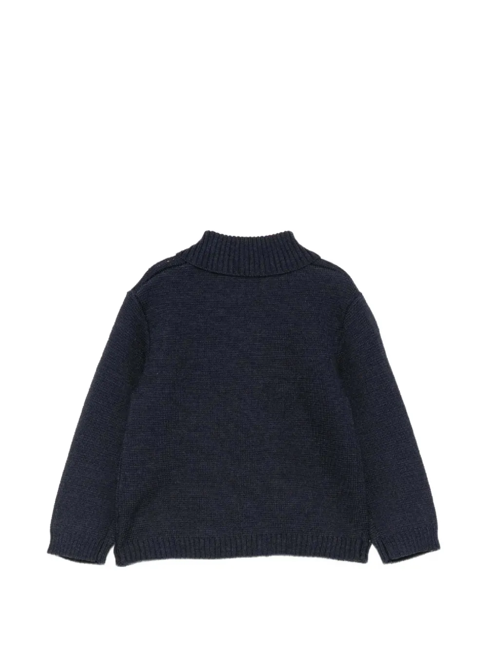 Tartine Et Chocolat double-breasted shawl-collar cardigan Blauw
