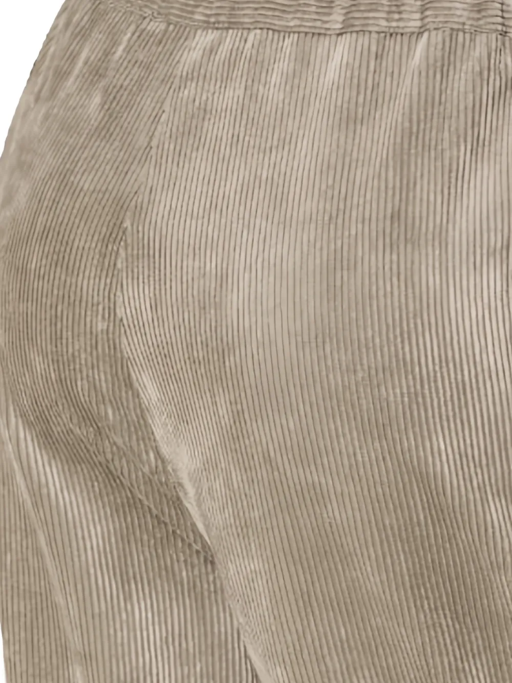 Antonelli ribbed drawstring trousers Beige
