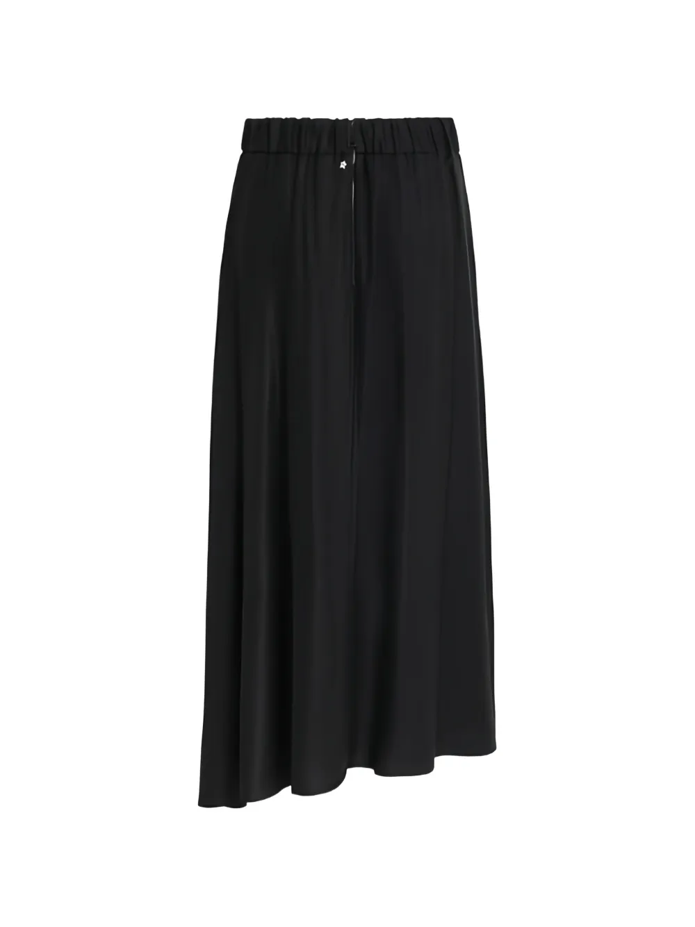 Lorena Antoniazzi asymmetric-hem midi skirt - Noir Lorena Antoniazzi asymmetric-hem midi skirt - Noir