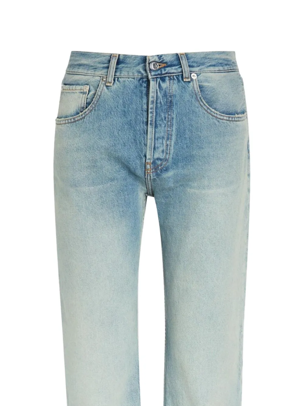 ARMARIUM James straight jeans met vervaagd effect Blauw