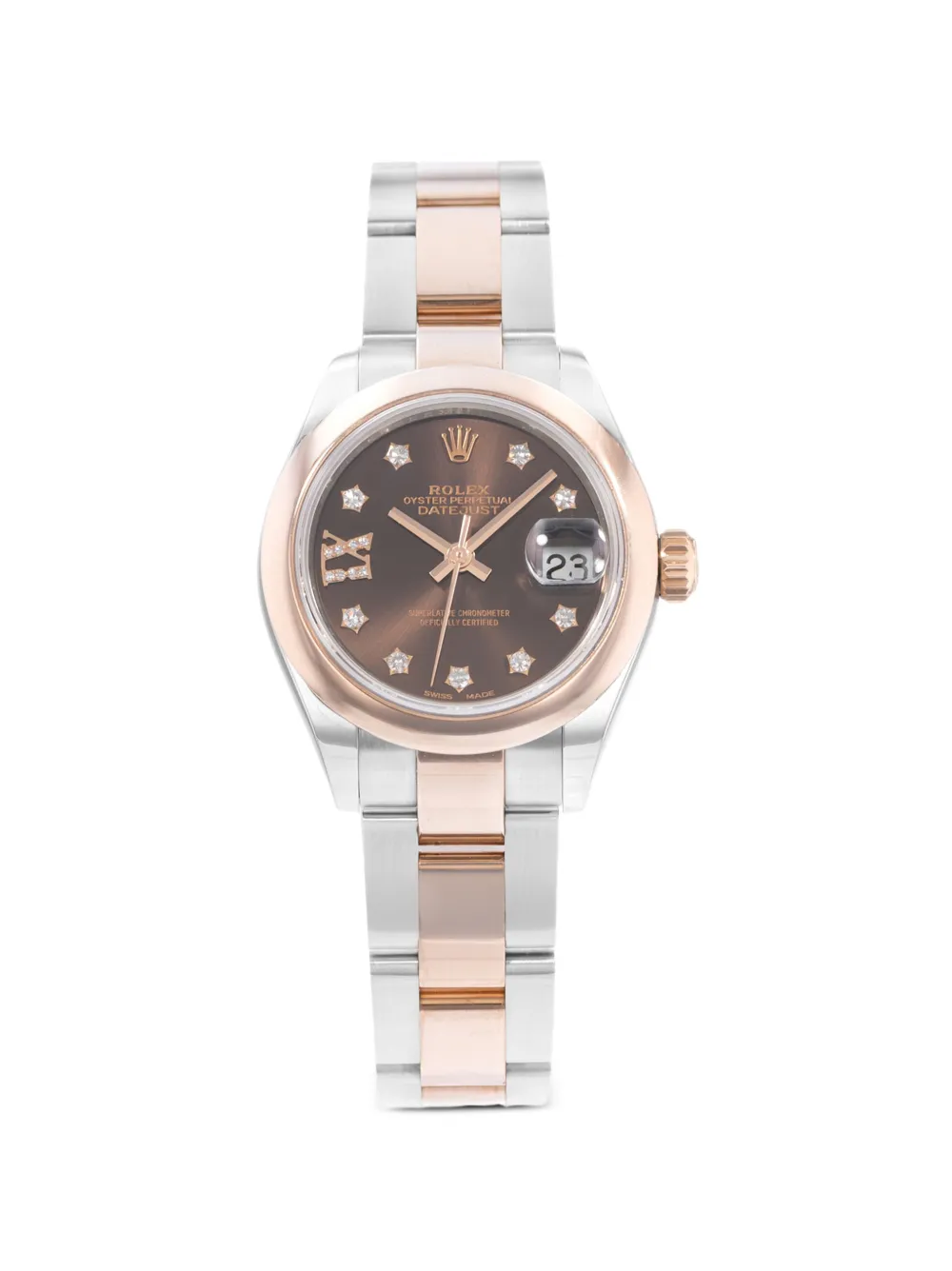 Rolex Datejust Armbanduhr 28mm - Braun