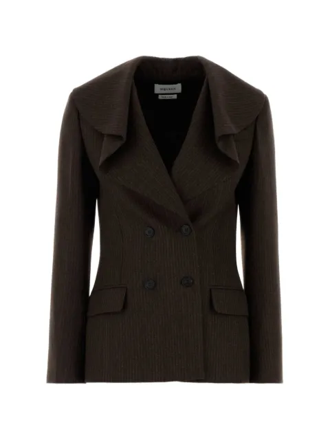 Alexander McQueen ruffled double-breasted blazer