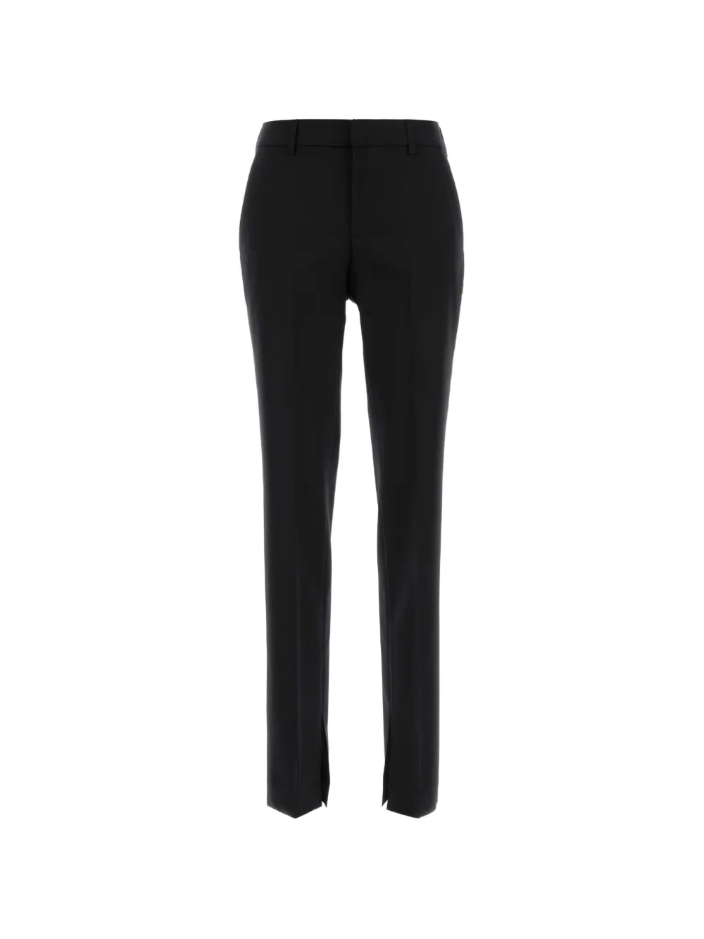 PT Torino Pantalon met split in de manchetten Zwart