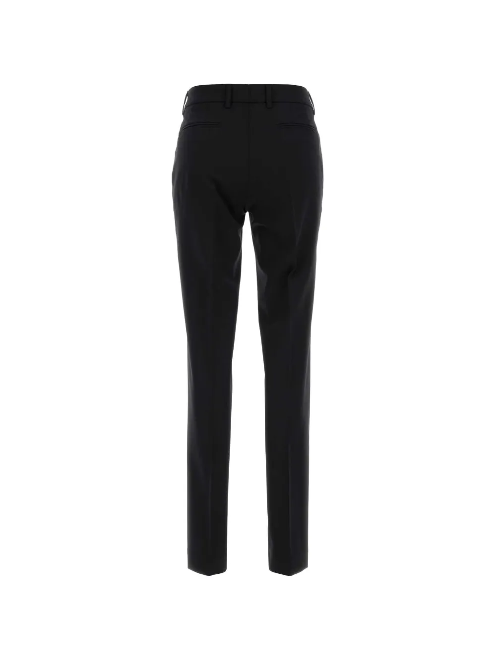 PT Torino Pantalon met split in de manchetten Zwart