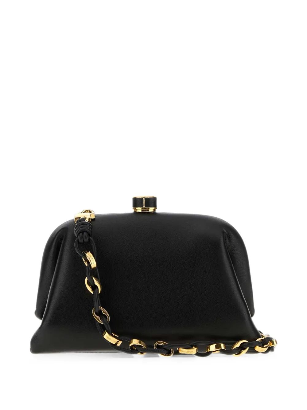 Dolce & Gabbana Grandma mini-handtas van plongé nappa leer Zwart