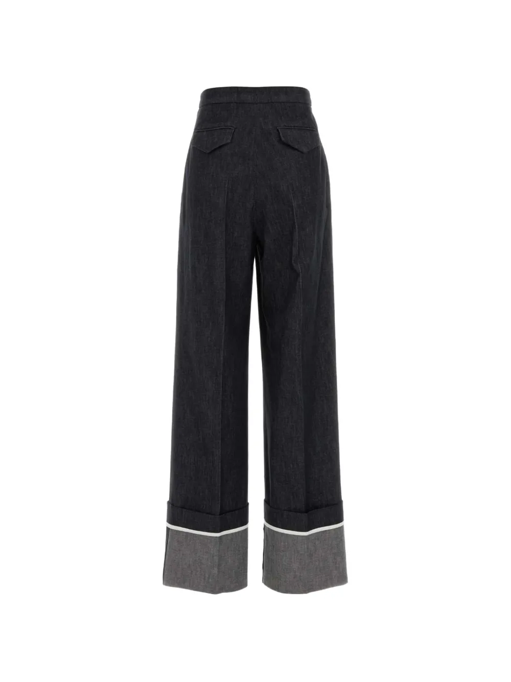 PT Torino Jeans met omgeslagen pijpen Zwart