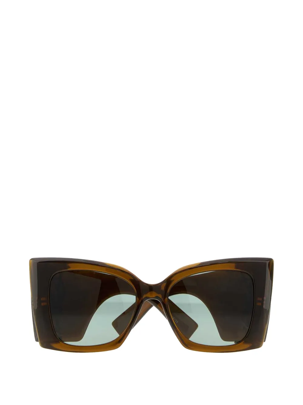 Saint Laurent Eyewear SL M119 zonnebril met vierkant montuur Groen