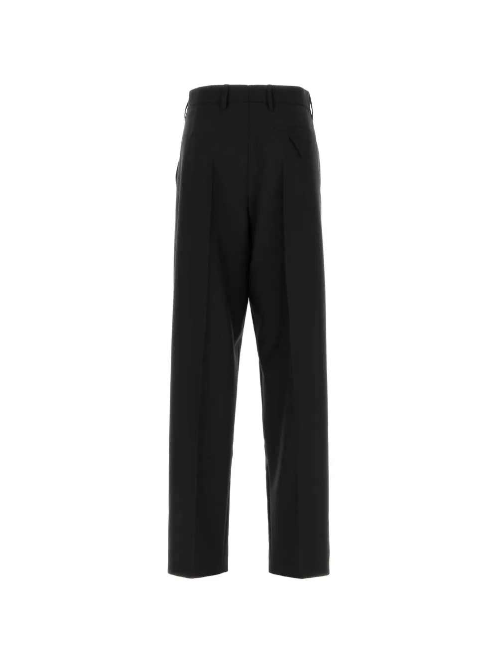 Prada pleated straight-leg trousers Zwart