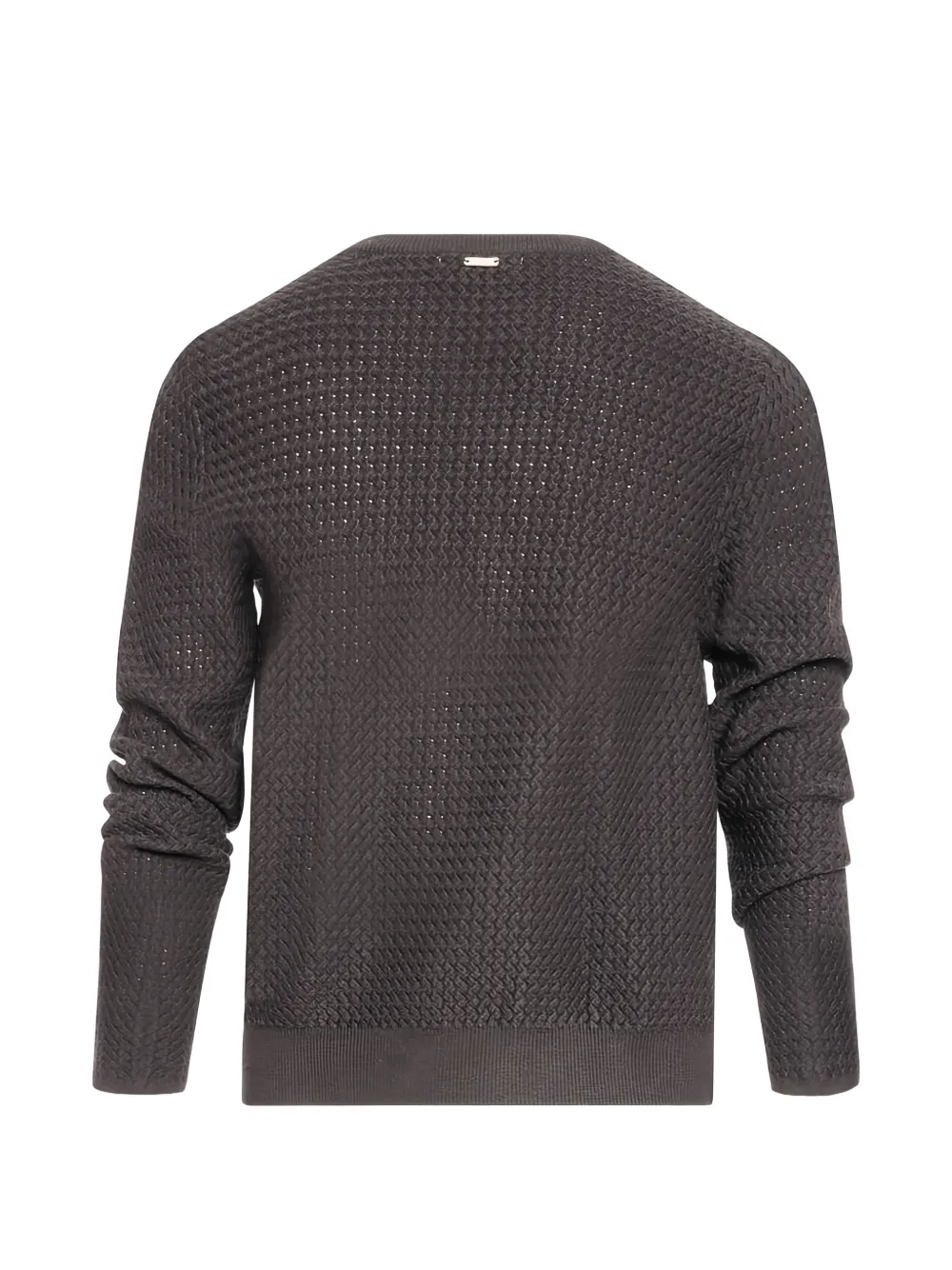 FRACOMINA chevron-knit sweater Grijs