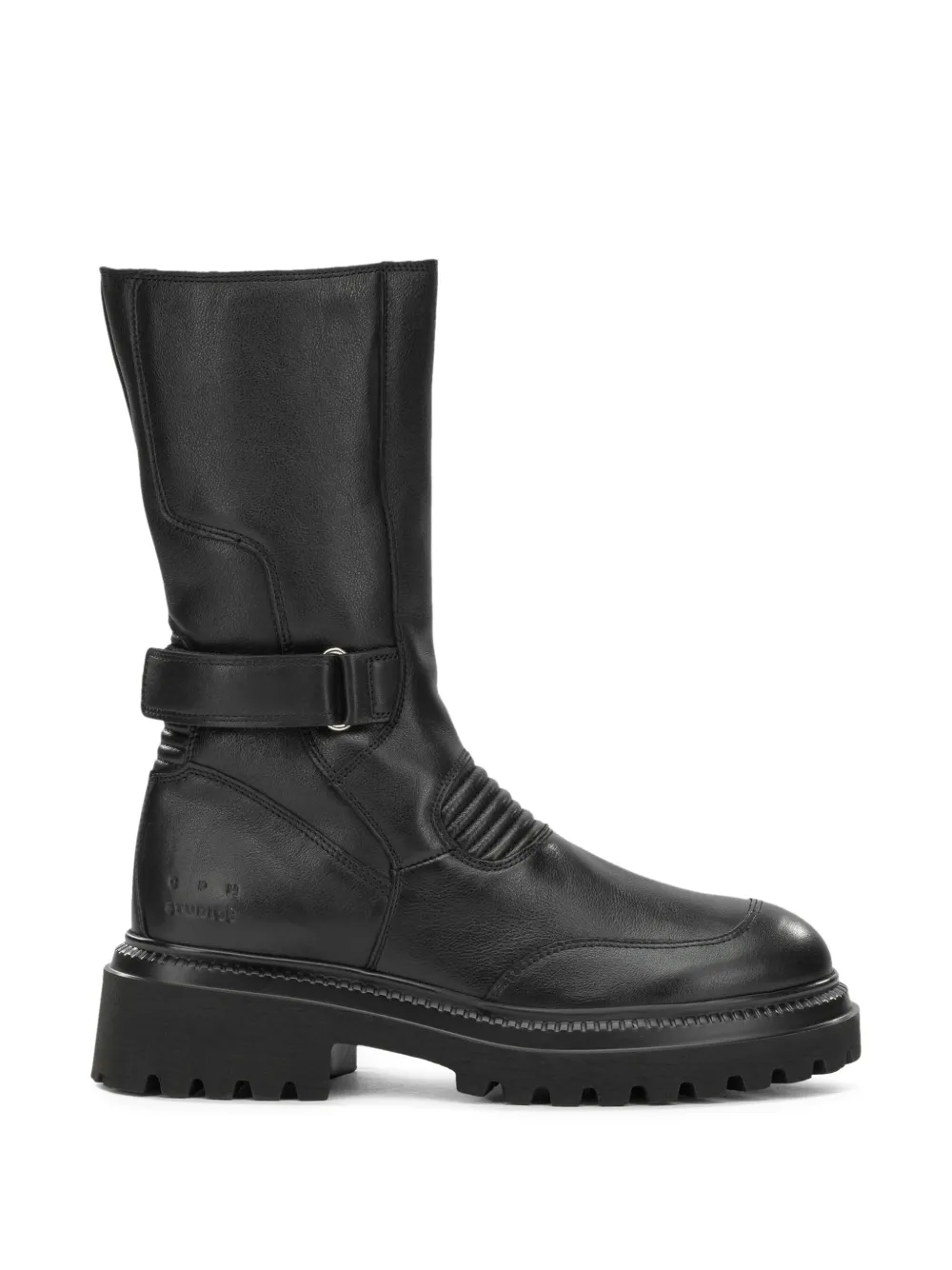 Copenhagen buckled leather boots - Nero