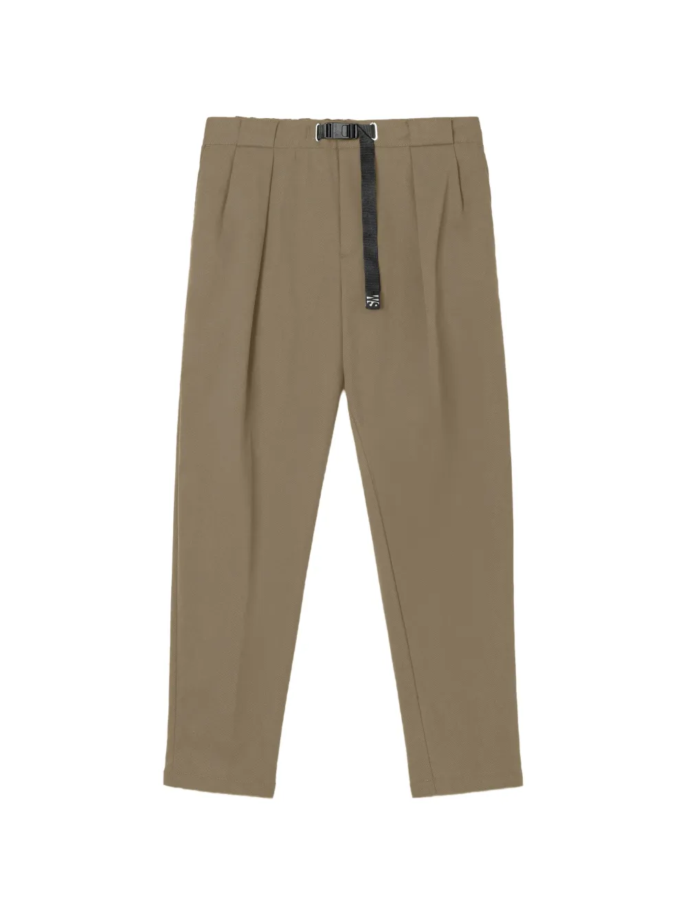 White Sand buckle-fastening pleated trousers - Tons neutres White Sand buckle-fastening pleated trousers - Tons neutres