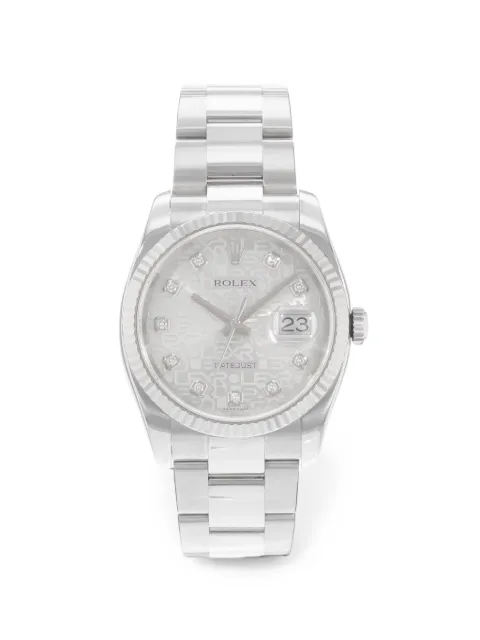Rolex Datejust fluted bezel 36mm watch
