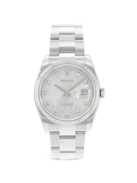 Rolex Datejust fluted bezel 36mm watch