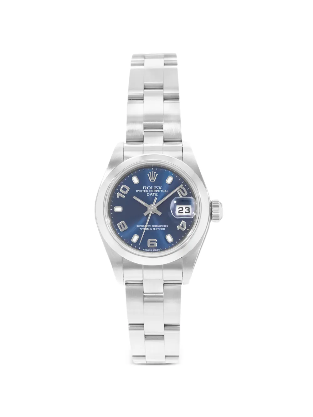 Rolex 2000 Oyster Perpetual Date Armbanduhr, 26mm - Blau