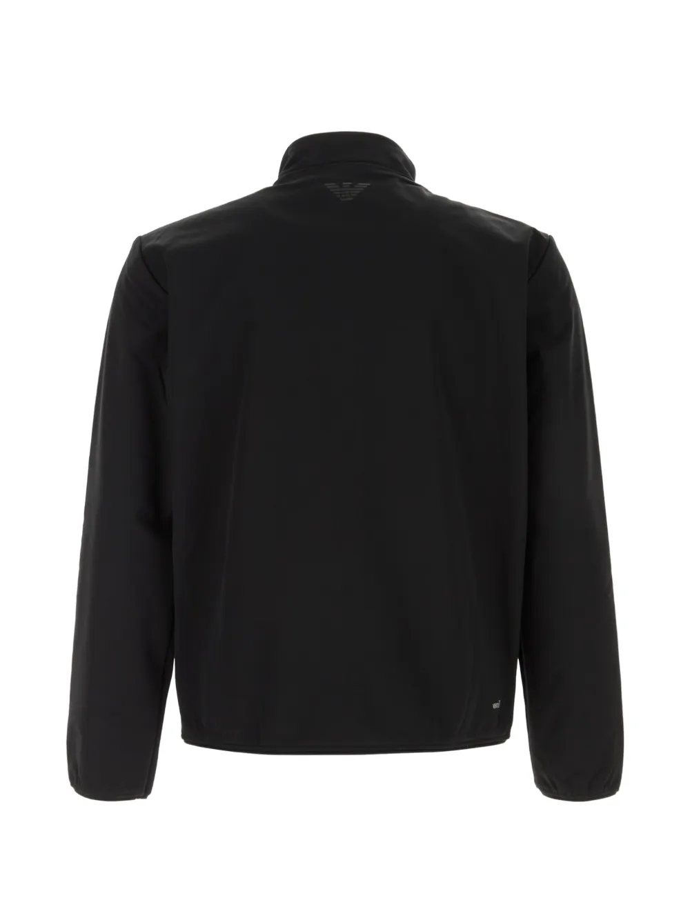 Ea7 Emporio Armani logo-print zip-up jacket Zwart