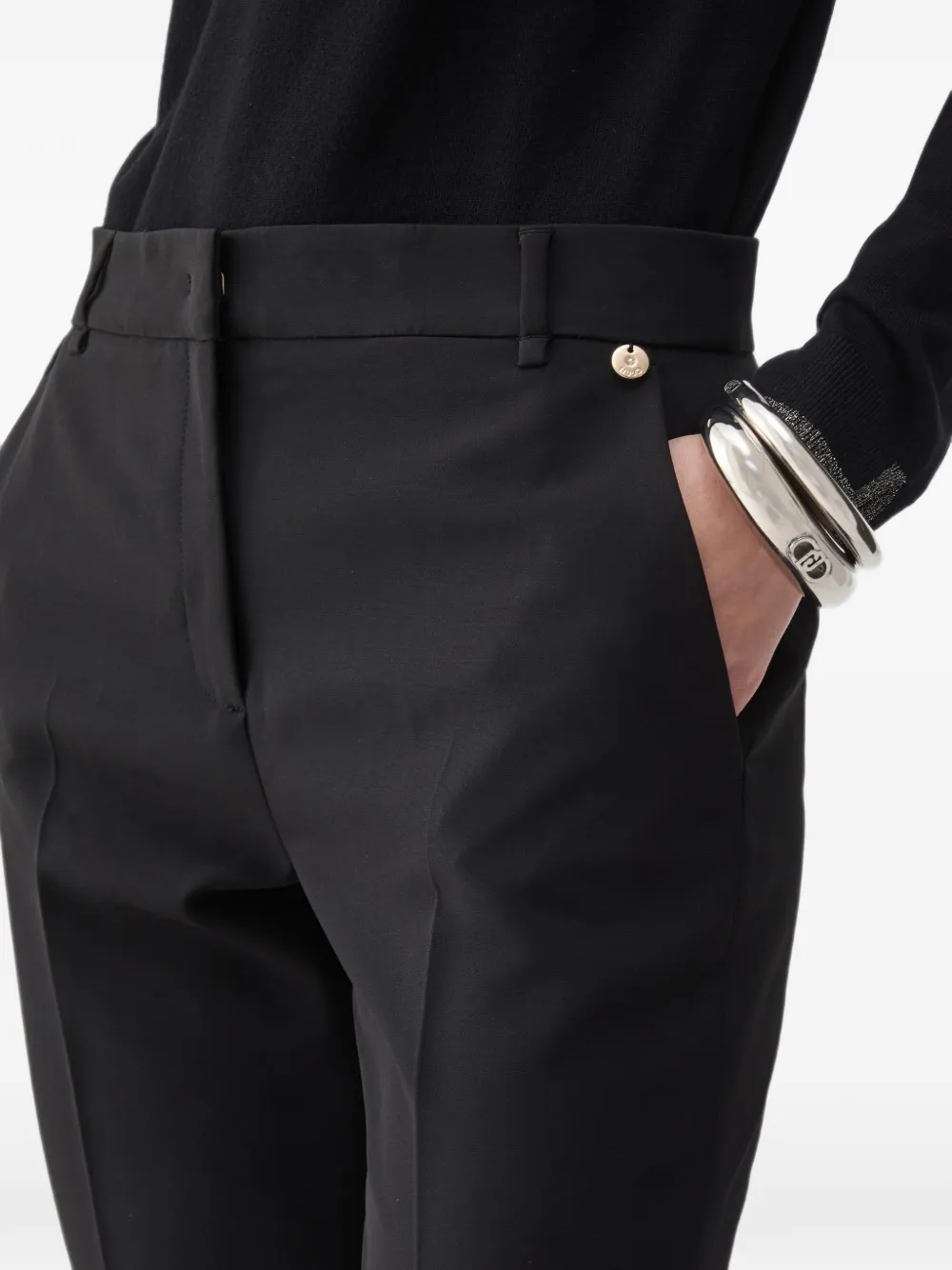 LIU JO Cigarette broek Zwart