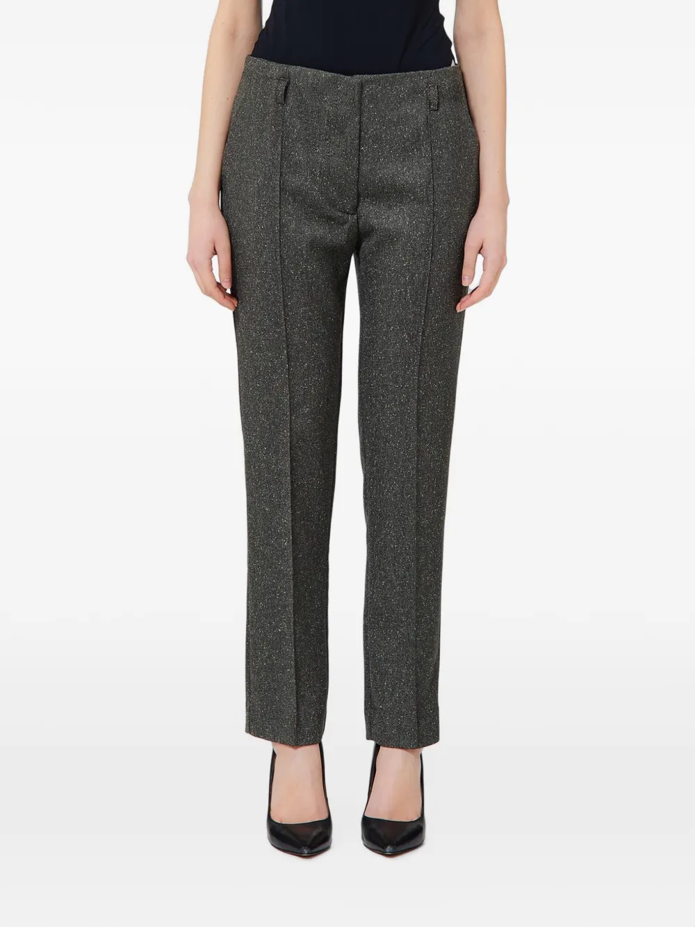 LIU JO pressed-crease tailored trousers