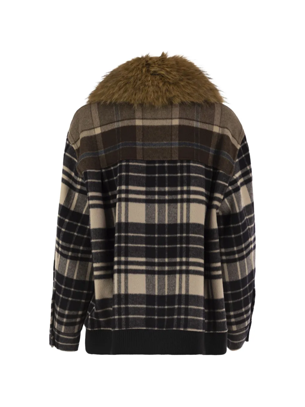 Weekend Max Mara check wool jacket Bruin