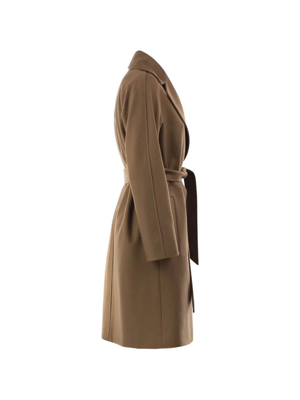 Max Mara Wikkeljas met ceintuur Bruin