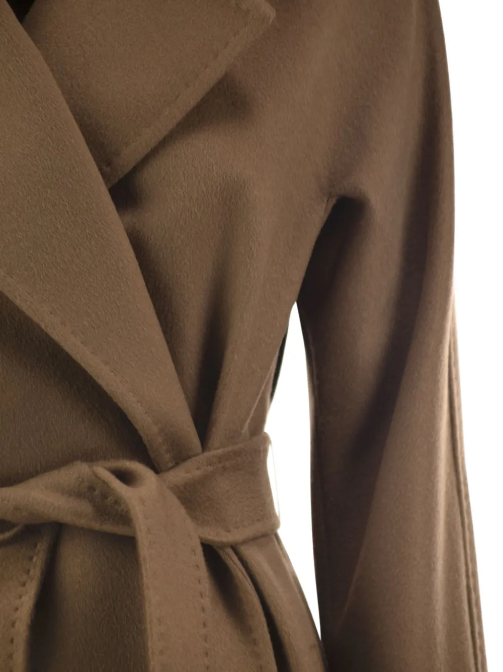 Max Mara Wikkeljas met ceintuur Bruin