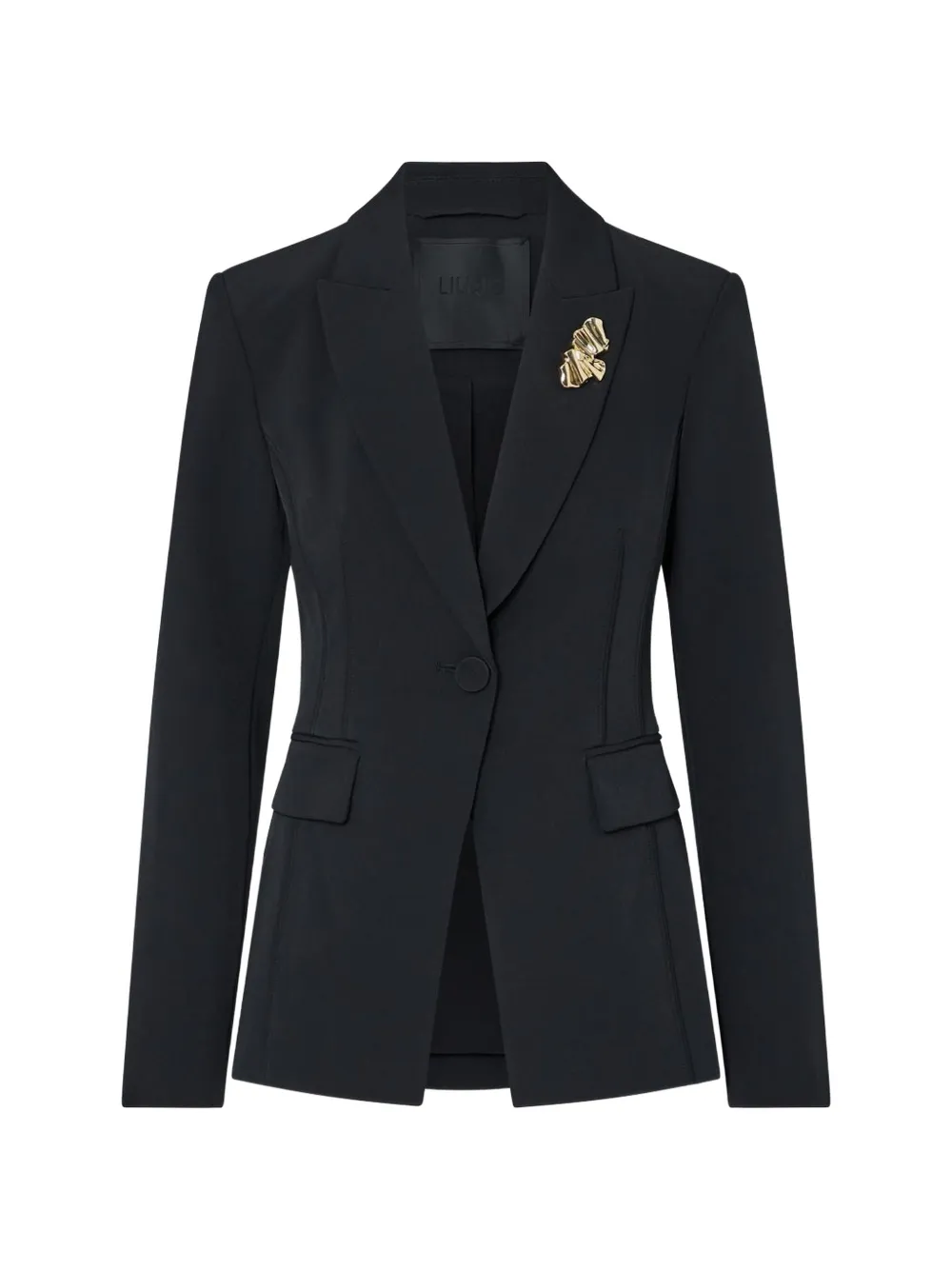 LIU JO blazer with zipper detail - Nero