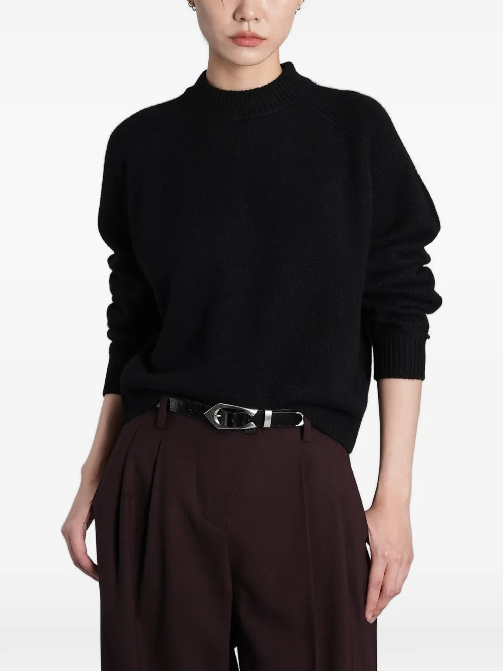 IRO Wafa long-sleeve sweater - Black