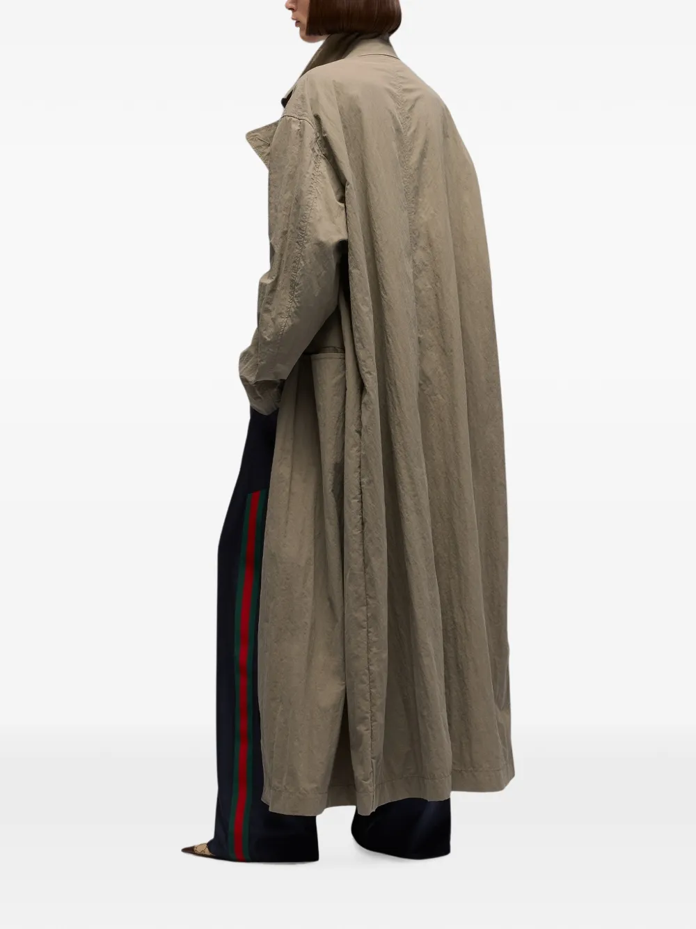 Gucci Jas met gekerfde revers Beige