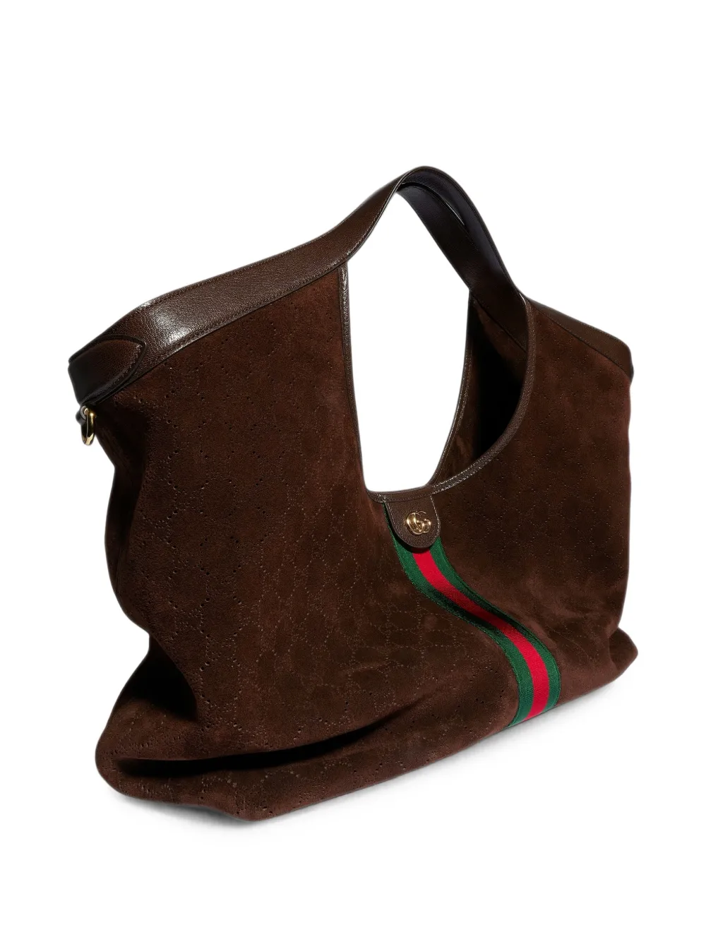 Gucci Grote Giglio shopper Bruin