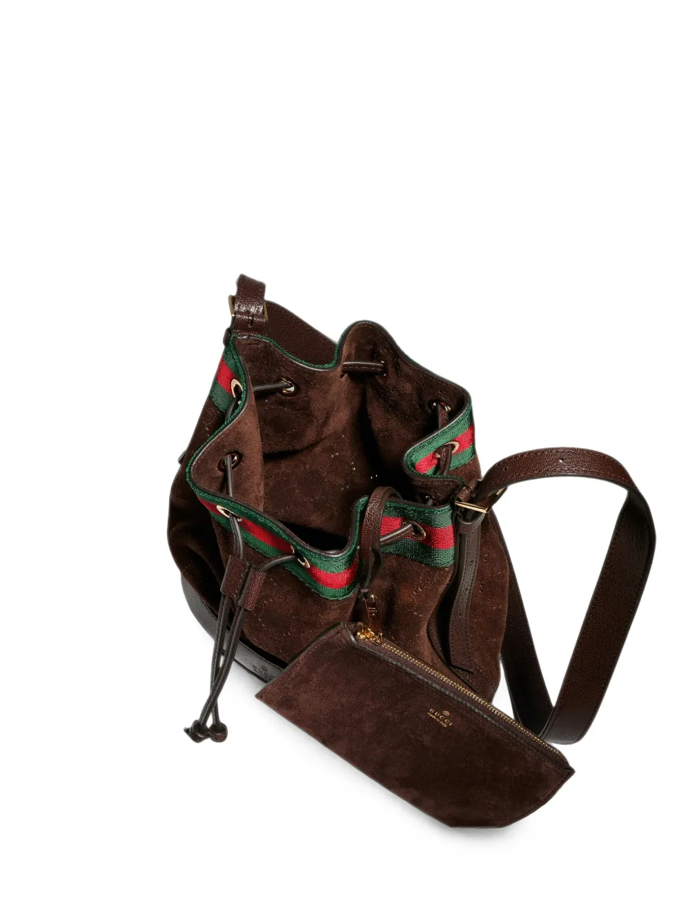 Gucci small Venice Web-stripe bucket bag