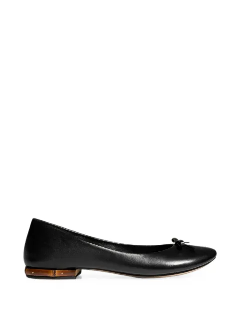 Gucci bamboo-detail bow ballet flats