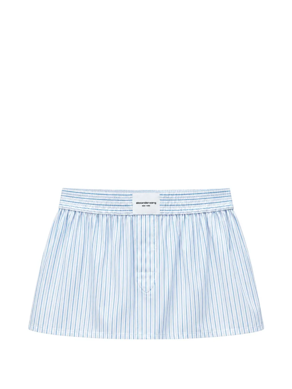 Alexander Wang Mini Boxer striped skorts - Blanc Alexander Wang Mini Boxer striped skorts - Blanc