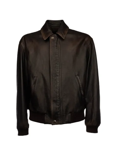 Prada nappa leather bomber jacket