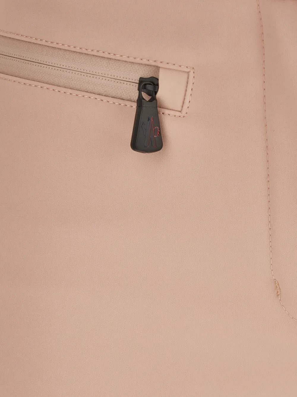 Moncler Grenoble logo-patch flared trousers Beige
