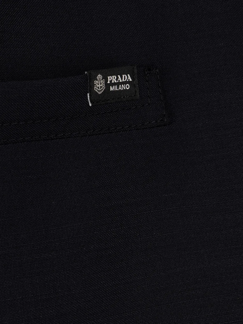 Prada Mohair en wollen jack Blauw