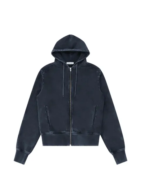 ENTIRE STUDIOS faded-wash zip-up hoodie
