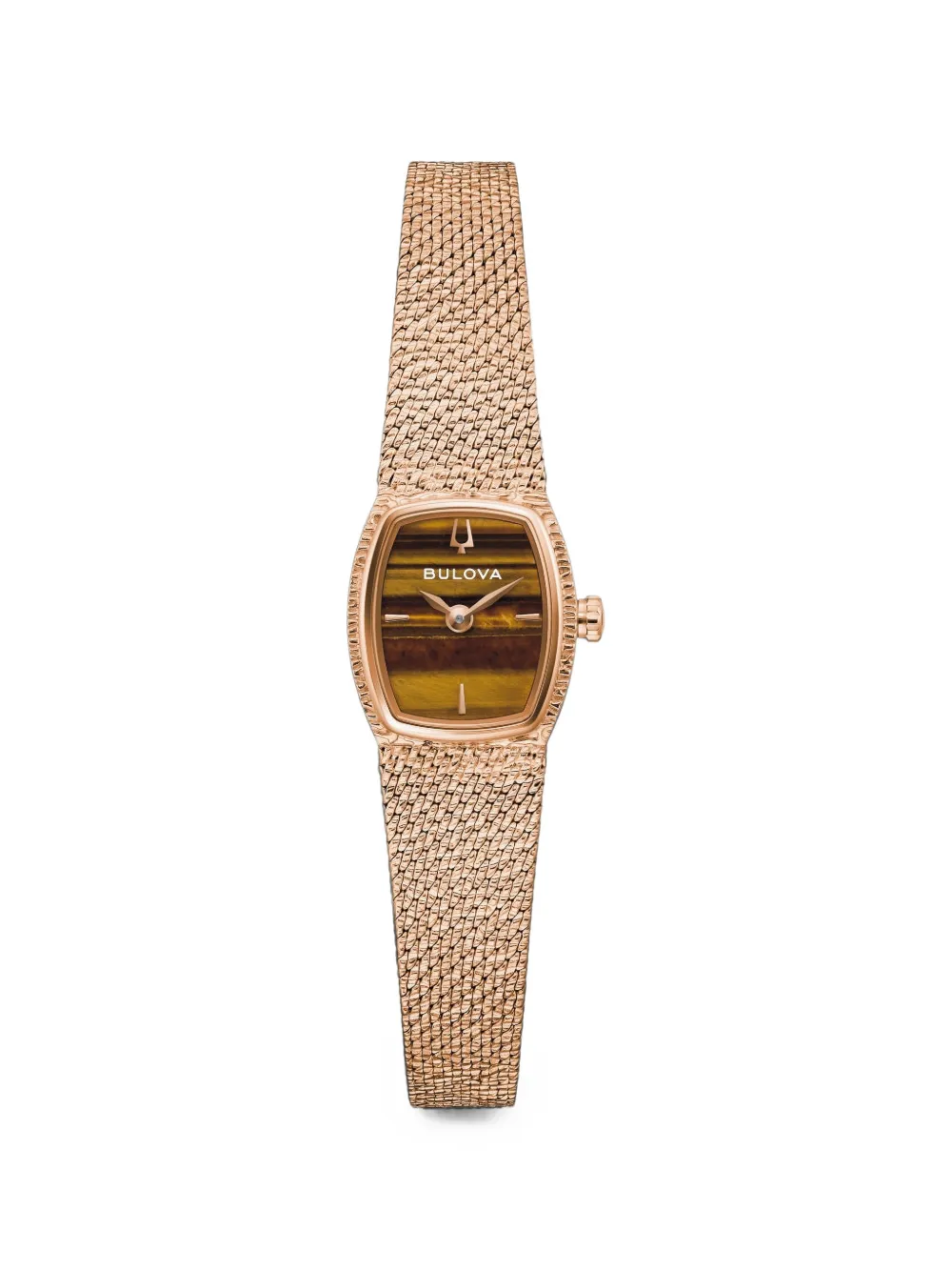 Bulova Goddess of Time tonneau-shaped 17mm watch - Marron Bulova Goddess of Time tonneau-shaped 17mm watch - Marron