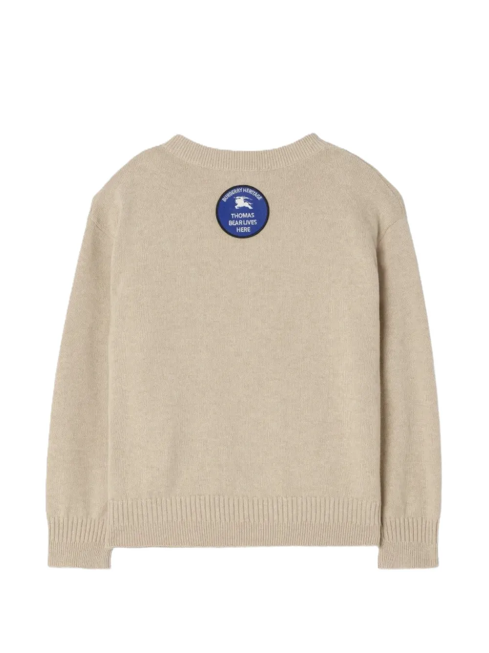 Burberry Kids Thomas Bear-intarsia sweater Beige