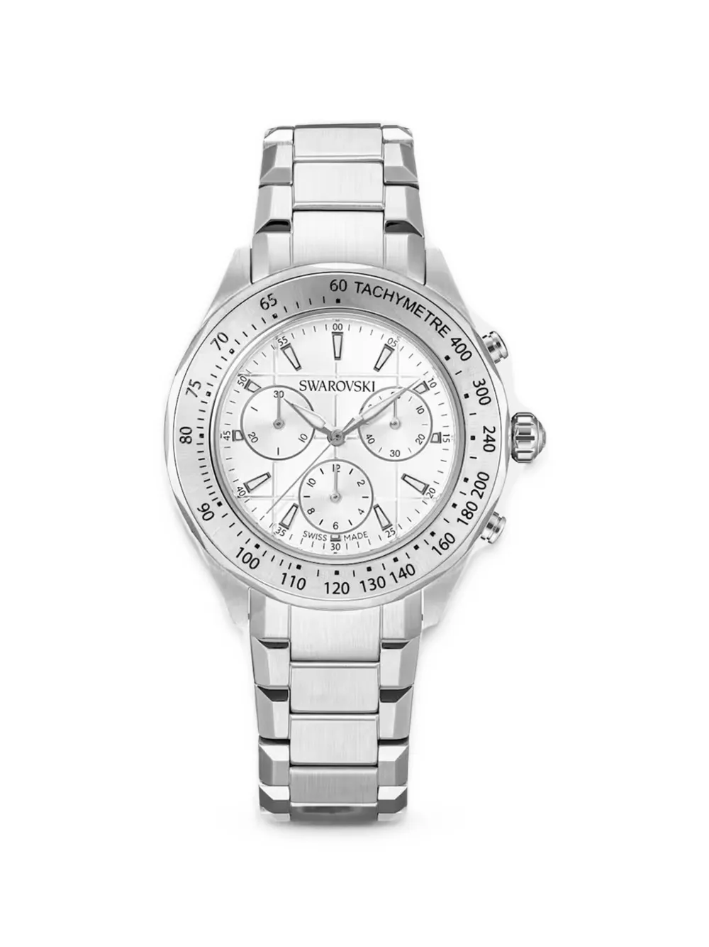 Swarovski tachymeter bezel chronograph 37mm watch