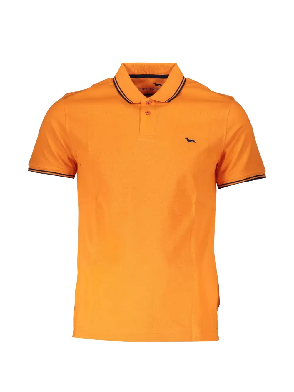 Harmont & Blaine logo-embroidered polo shirt - Arancione