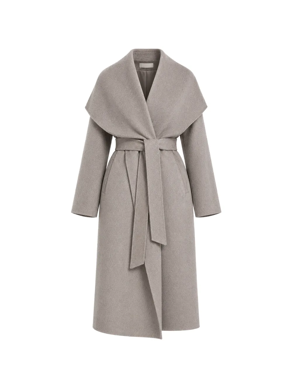 IVY OAK Iocarrie belted shawl-collar coat - Grigio