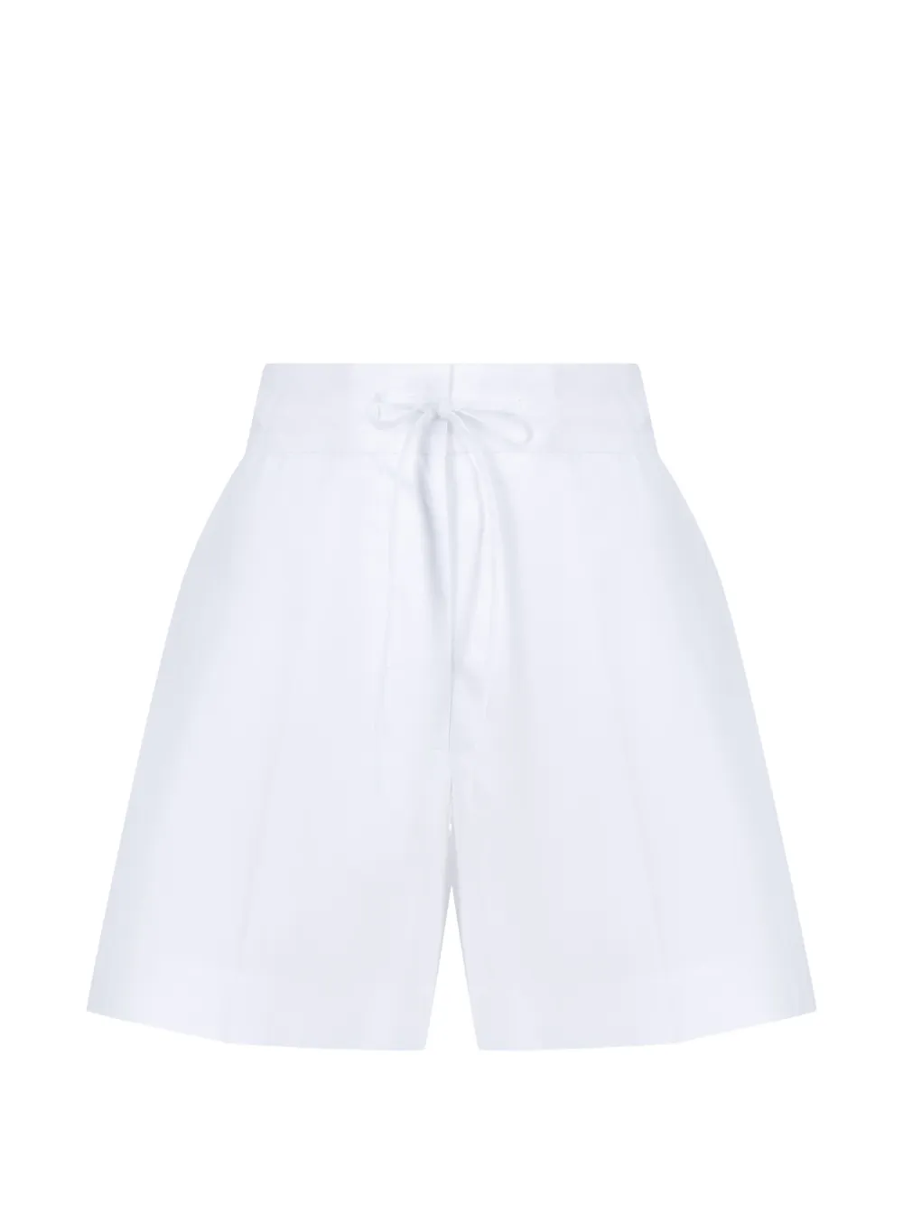 P.A.R.O.S.H. Cannes drawstring-fastening tailored shorts - Blanc P.A.R.O.S.H. Cannes drawstring-fastening tailored shorts - Blanc