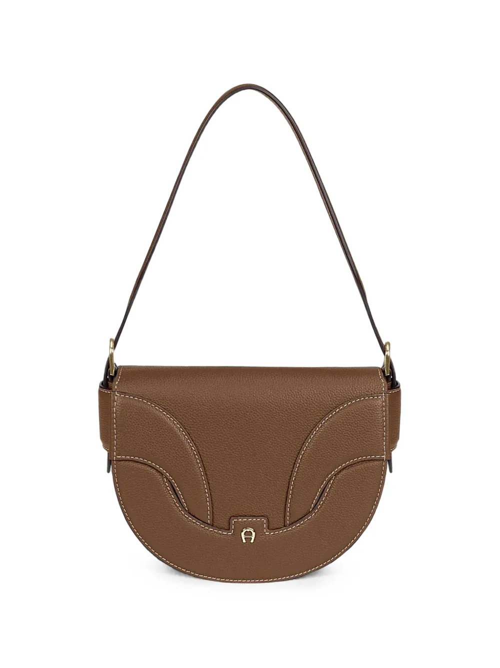 AIGNER small Sellina pebbled leather shoulder bag