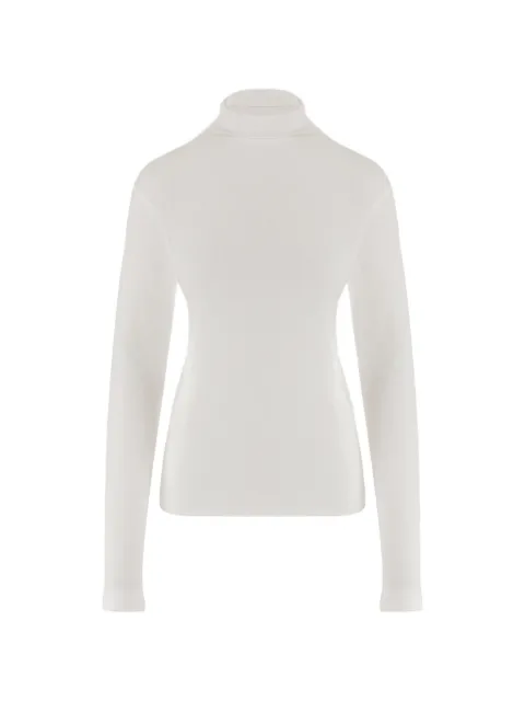 Vince top de manga larga con cuello alto y textura de jersey