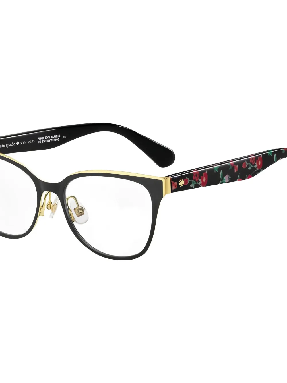 Kate Spade Bril met rond montuur Zwart