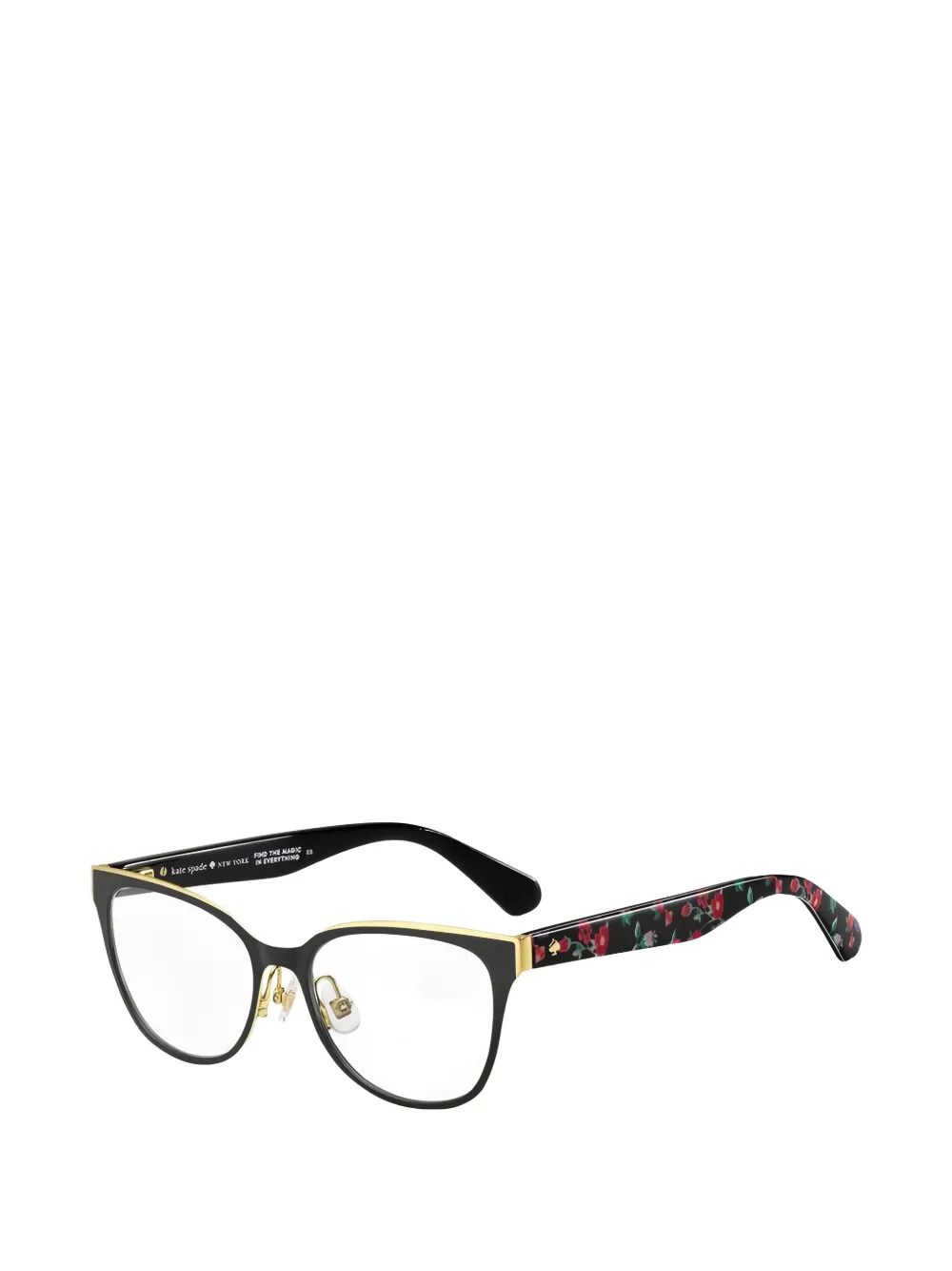 Kate Spade Bril met rond montuur Zwart