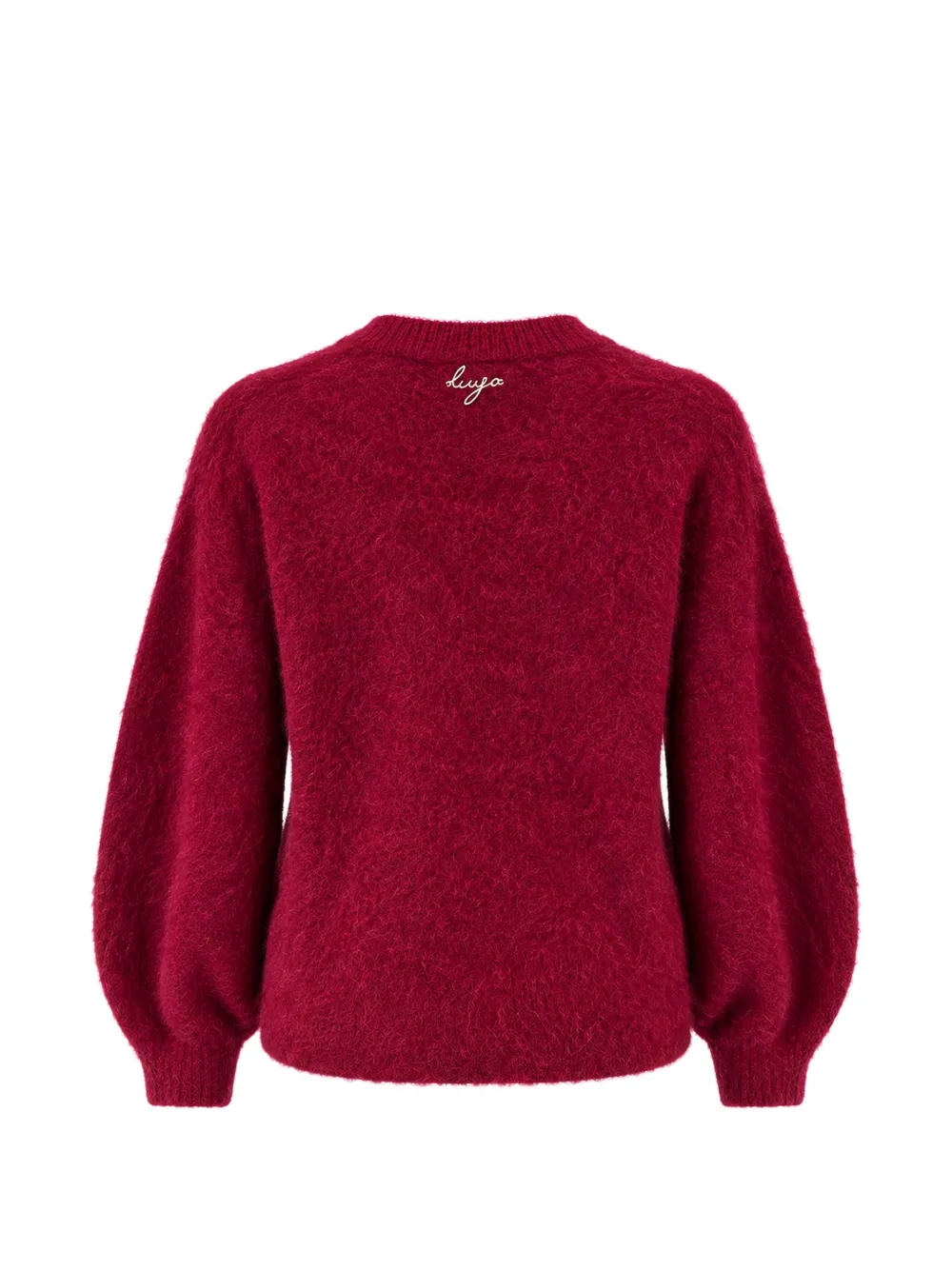 LIU JO Gebreide trui met V-hals Rood