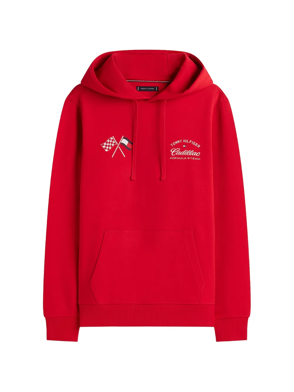 Tommy Hilfiger x Cadillac Formula 1 Team varsity hoodie met grafische print Rood