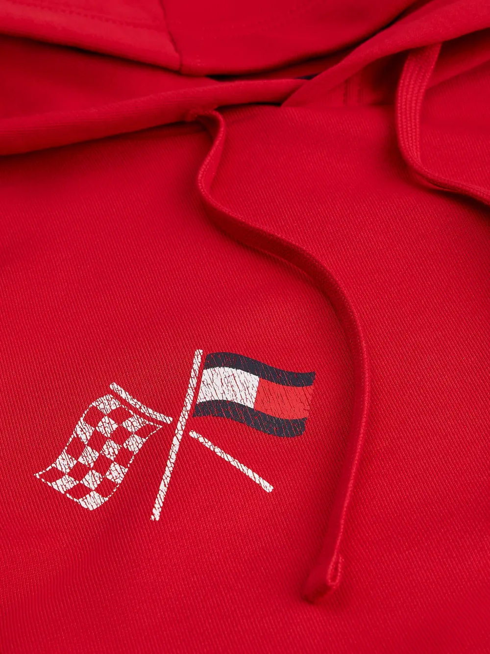 Tommy Hilfiger x Cadillac Formula 1 Team varsity hoodie met grafische print Rood